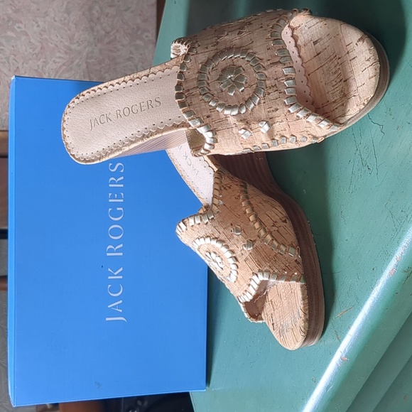 Jack Rogers Thompson Cork Wedge - Picture 10 of 12